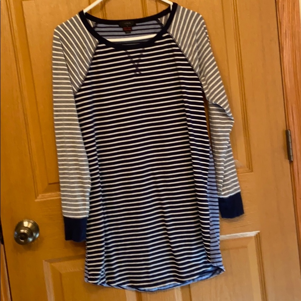 Sale!  J. Crew Striped Sleep Shirt Size Small